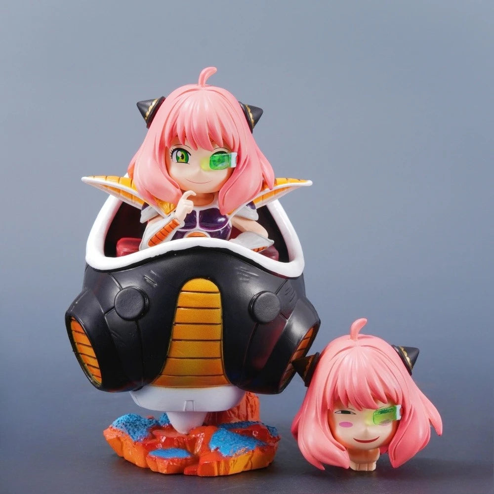 Spy x Family X Dragon Ball Z - Anya Forger Lord Frieza Cosplay Action Figure