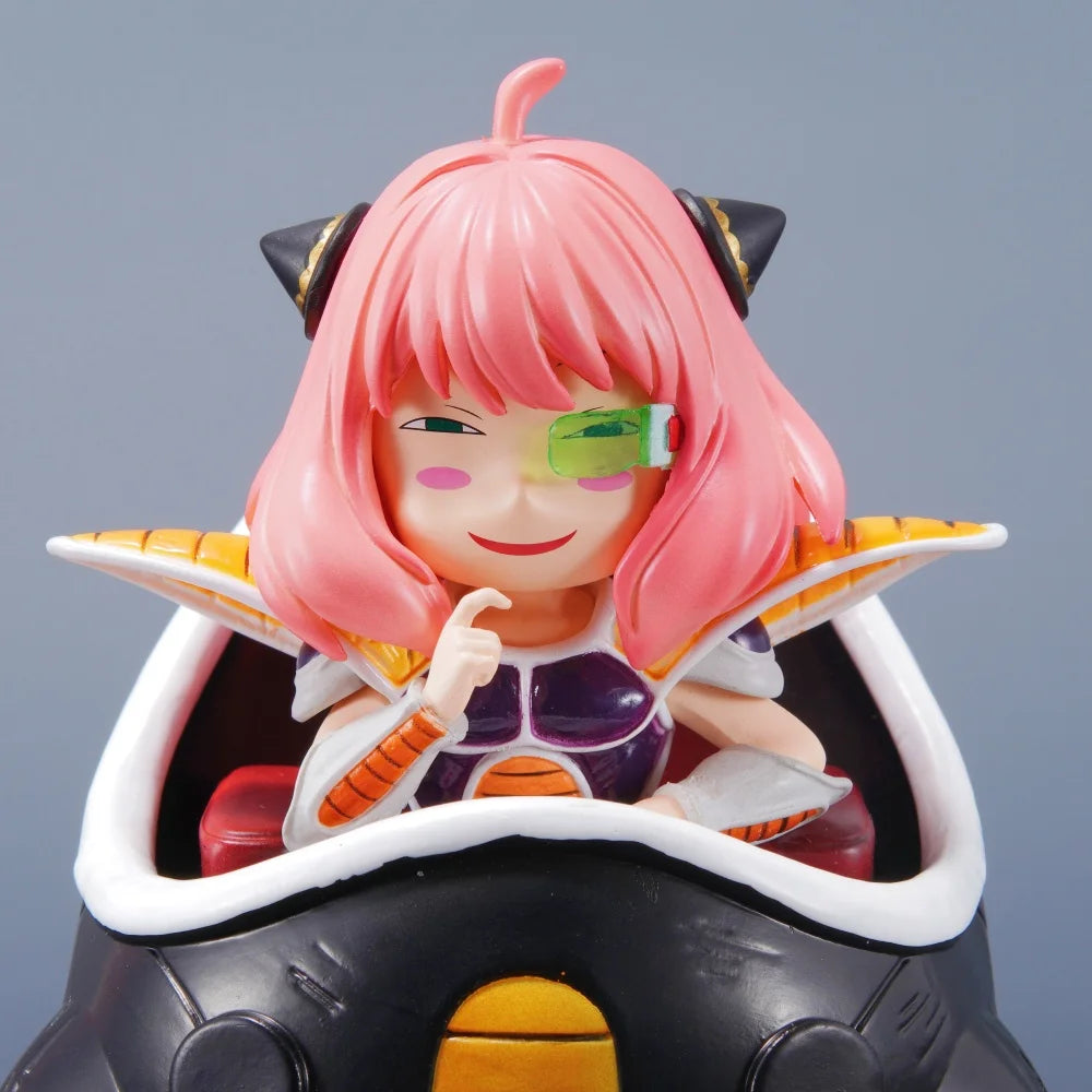 Spy x Family X Dragon Ball Z - Anya Forger Lord Frieza Cosplay Action Figure