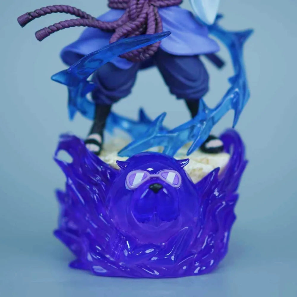 Spy x Family X Naruto Shippuden - Anya Forger Uchiha Sasuke Cosplay Action Figure