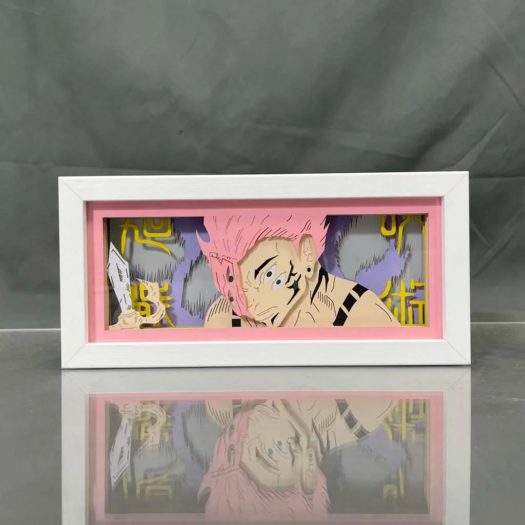 Jujutsu Kaisen - Sukuna Light Box 3D con Luce Led