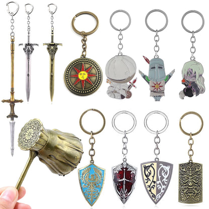 Dark Souls - Weapons and Characters Keyring