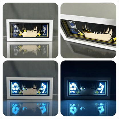 Blue Lock - Light Box 3D con Luce Led