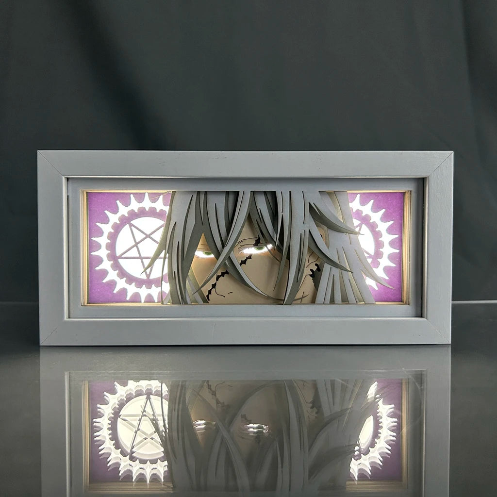 Black Butler / Kuroshitsuji - Light Box 3D con Luce Led