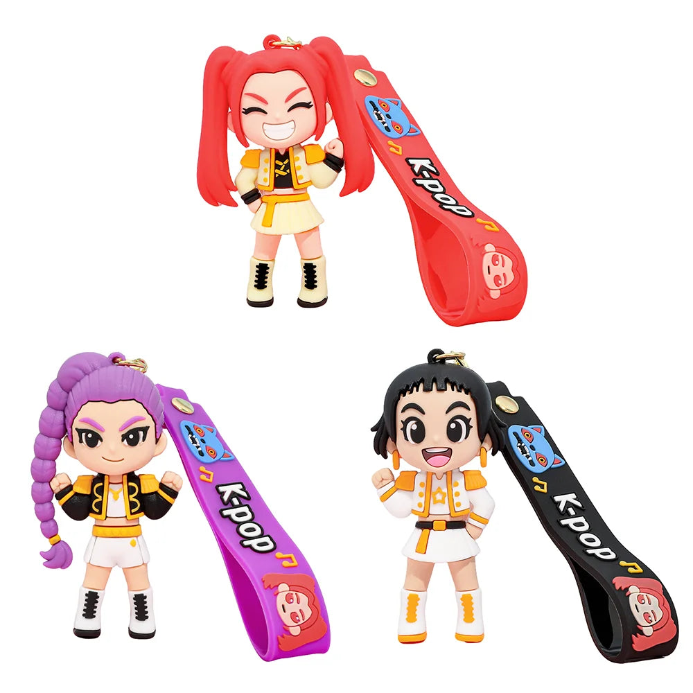 KPop Demon Hunters - Portachiavi in Silicone