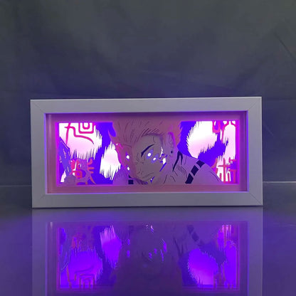 Jujutsu Kaisen - Sukuna Light Box 3D con Luce Led