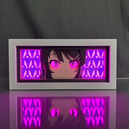 Rascal Does Not Dream Of Bunny Girl Senpai - Light Box 3D con Luce Led