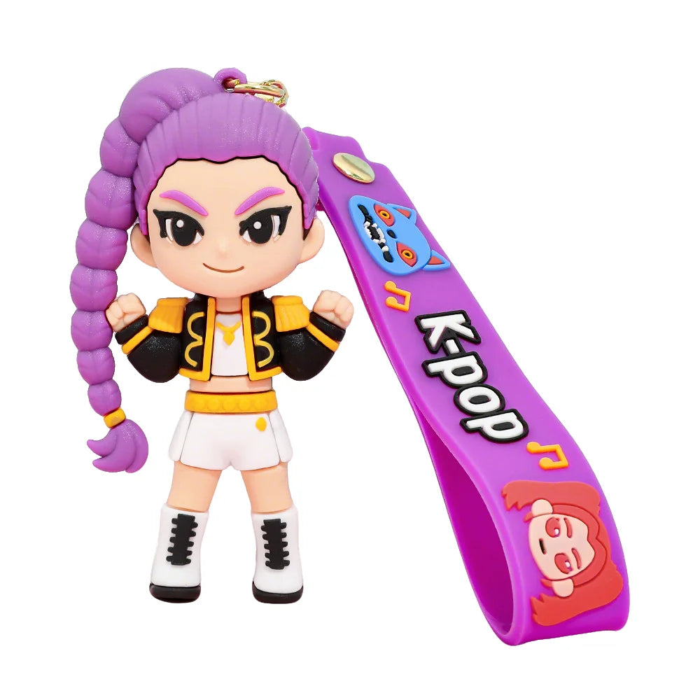 KPop Demon Hunters - Portachiavi in Silicone