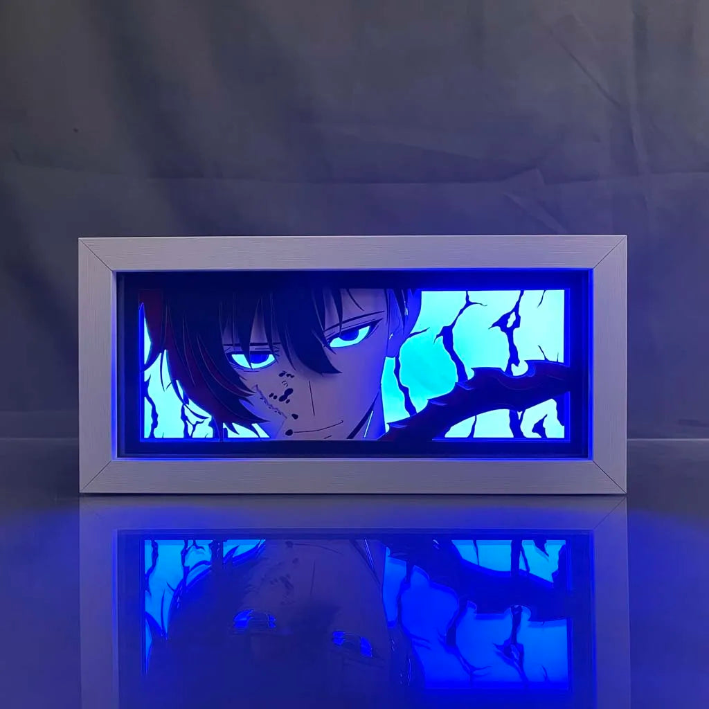 Solo Leveling - Sung Jinwoo Anime Light Box 3D with LED Light