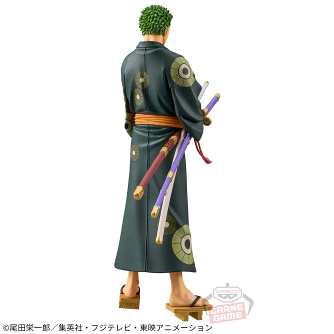 One Piece - Luffy Sanji e Zoro Action Figure Bandai Banpresto DXF