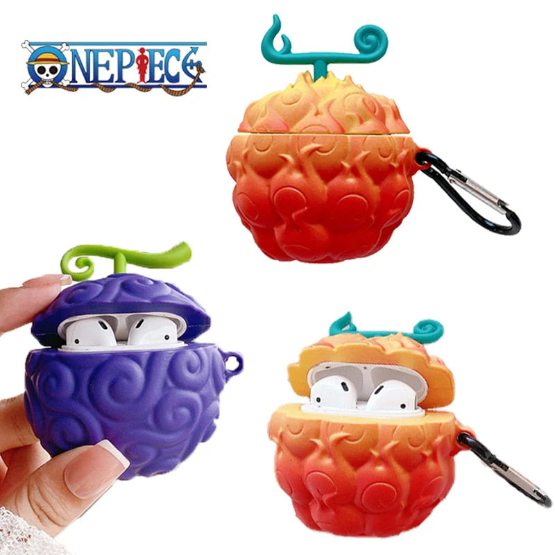 One Piece - Devil Fruits Cover for Airpods in Silicone
