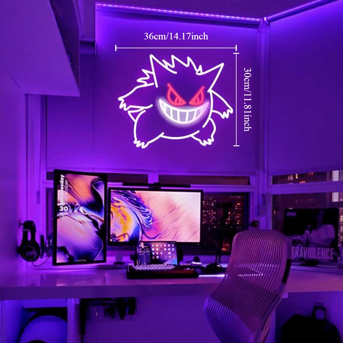 Pokemon - Gengar Neon Sign