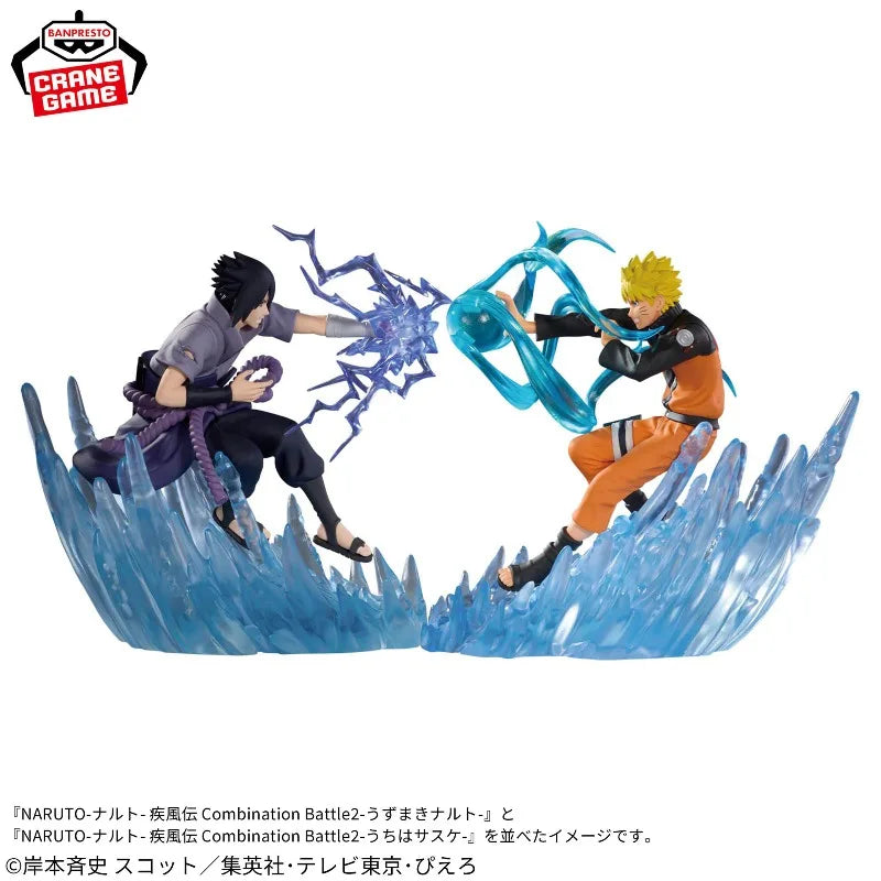 Naruto Shippuden - Uzumaki Naruto x Uchiha Sasuke Action Figure Bandai Banpresto Combination Battle 2