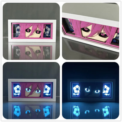 Blue Lock - Light Box 3D con Luce Led