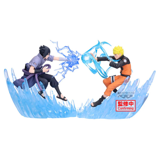 Naruto Shippuden - Uzumaki Naruto x Uchiha Sasuke Action Figure Bandai Banpresto Combination Battle 2
