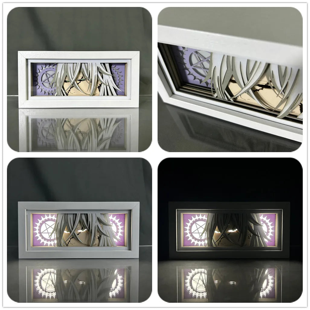 Black Butler / Kuroshitsuji - Light Box 3D con Luce Led