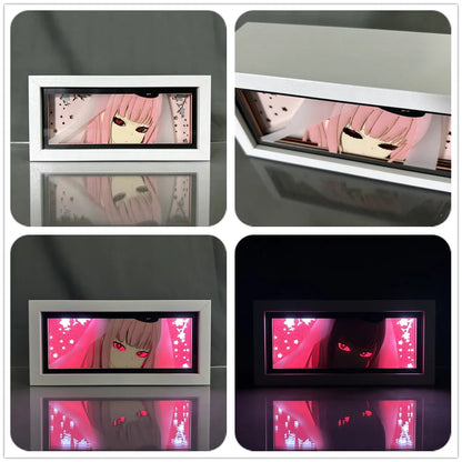 Hololive Production - Light Box 3D con Luce Led