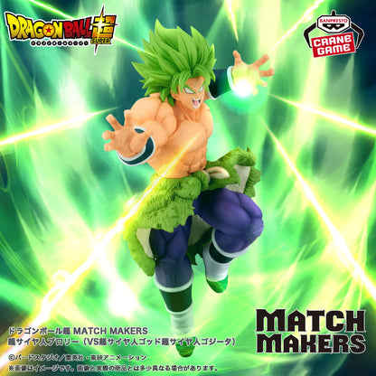 Dragon Ball Super - Gogeta e Broly Action Figure Bandai Banpresto Match Makers