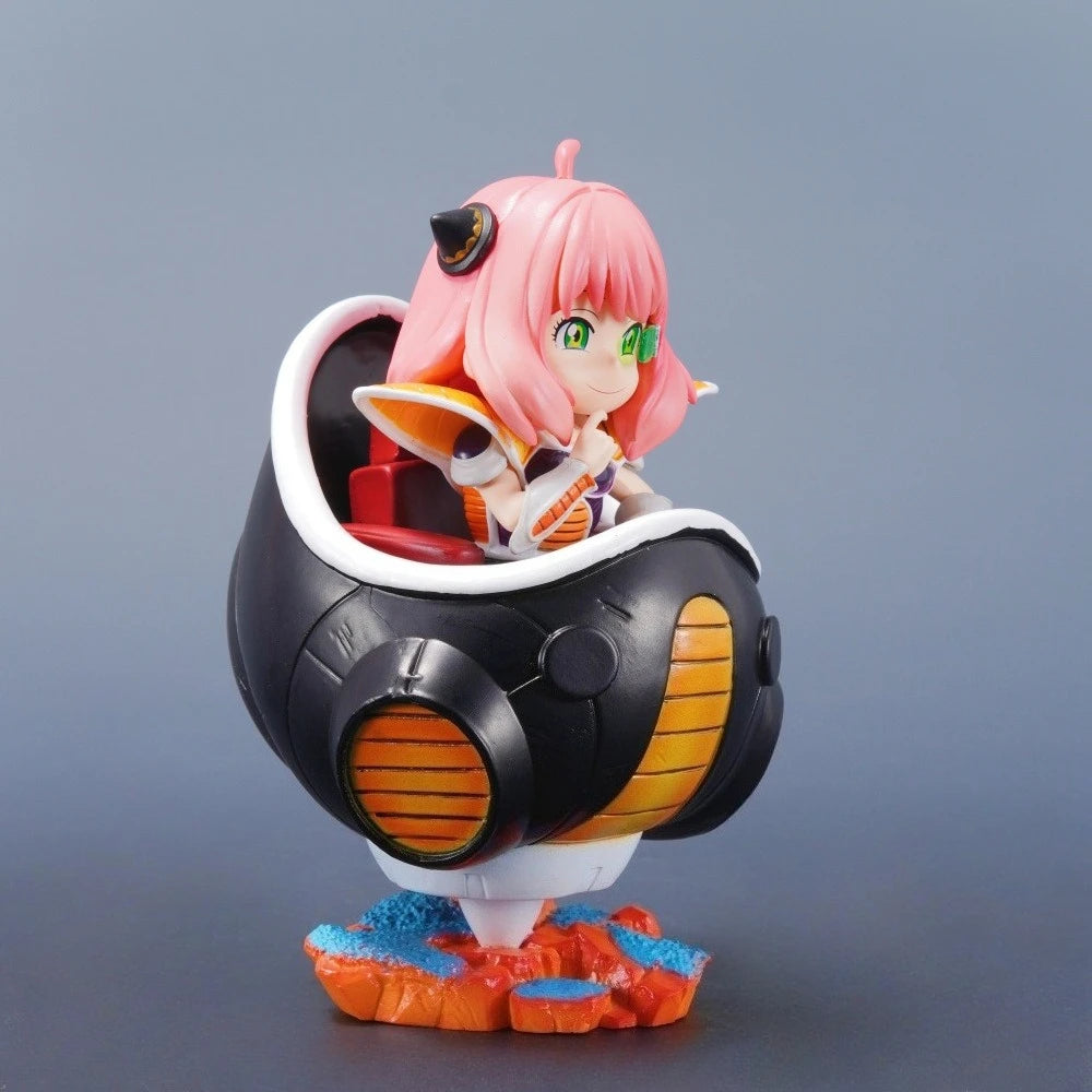 Spy x Family X Dragon Ball Z - Anya Forger Lord Frieza Cosplay Action Figure