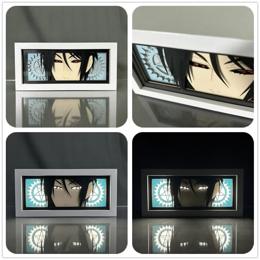 Black Butler / Kuroshitsuji - Light Box 3D con Luce Led