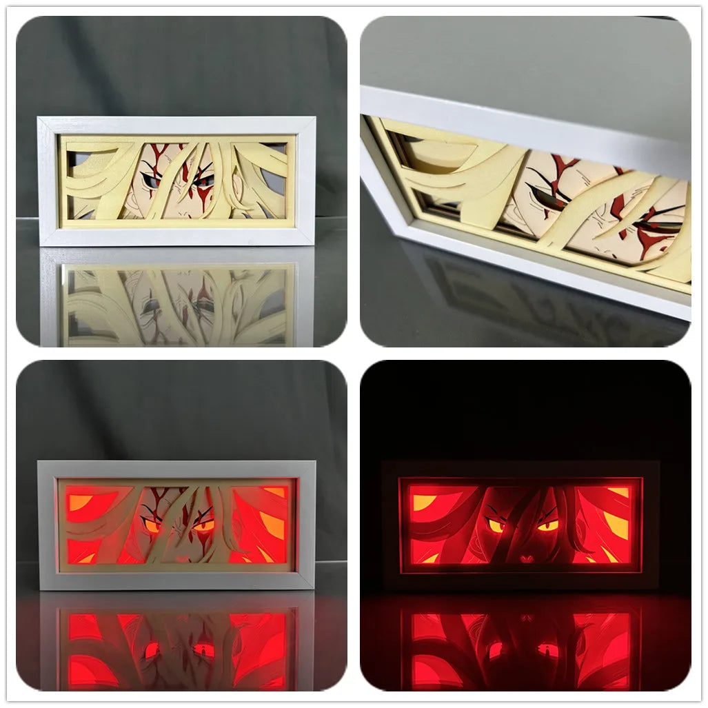 Tokyo Revengers - Mikey e Draken Light Box 3D con Luce Led