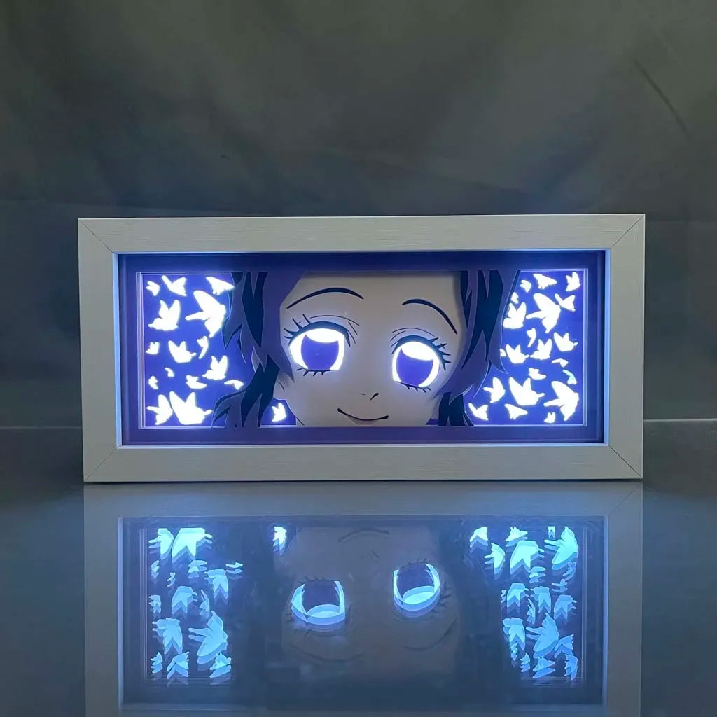 Demon Slayer / Kimetsu no Yaiba - Shinobu Kocho Light Box 3D con Luce Led