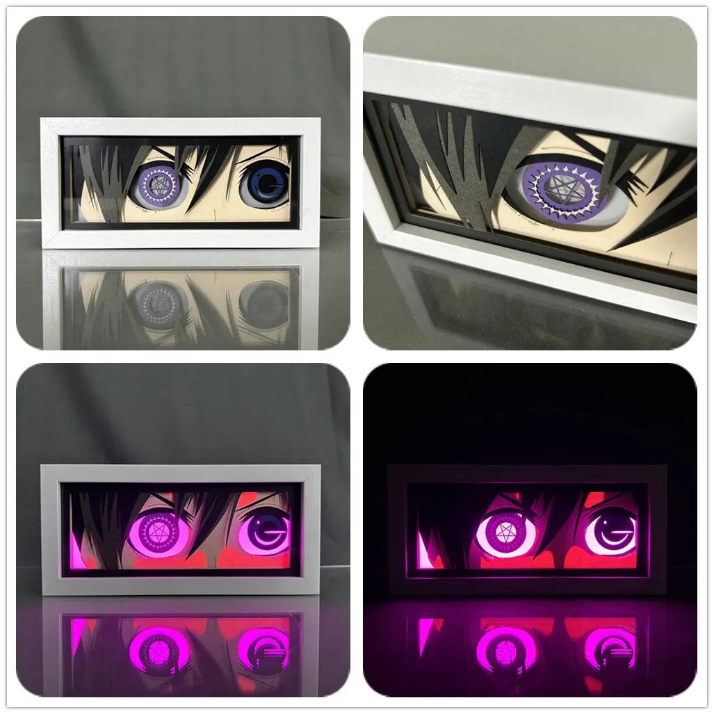 Black Butler / Kuroshitsuji - Light Box 3D con Luce Led