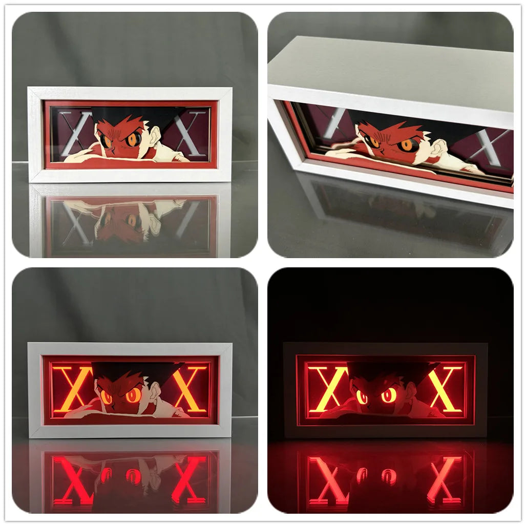 Hunter x Hunter - Light Box 3D con Luce Led