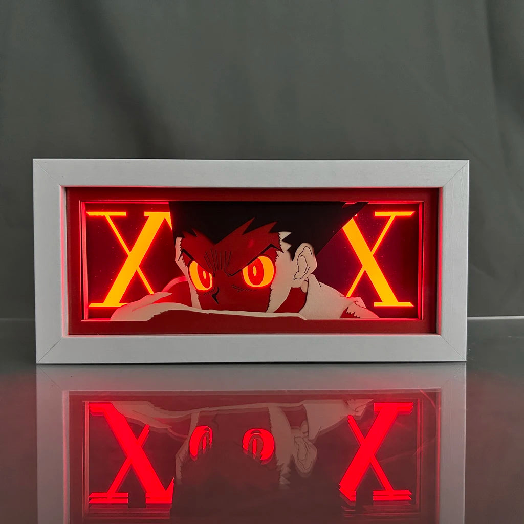 Hunter x Hunter - Light Box 3D con Luce Led