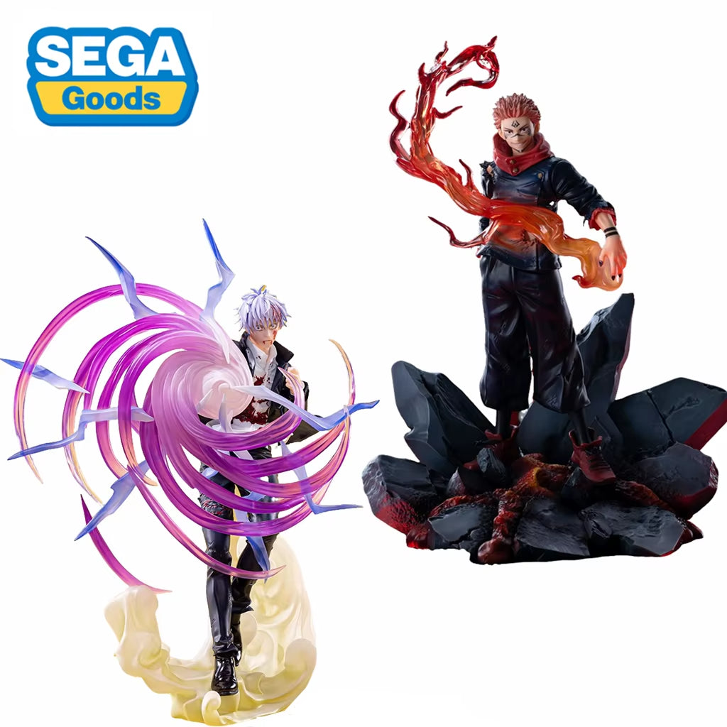 Jujutsu Kaisen - Satoru Gojo e Ryomen Sukuna Action Figure Sega Luminasta