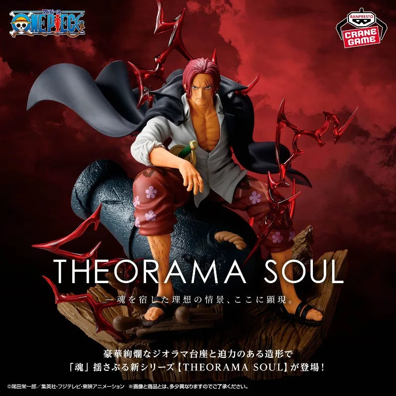 One Piece - Shanks Action Figure Bandai Banpresto Theorama Soul
