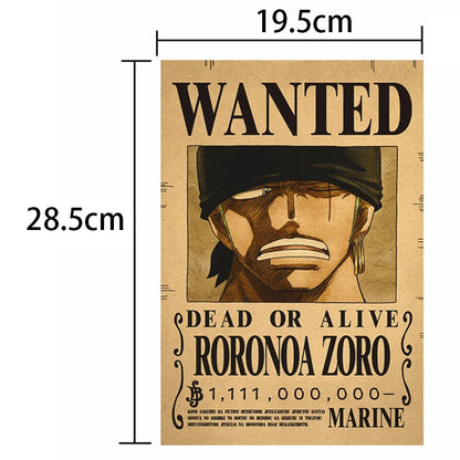 One Piece - WANTED Dead or Alive Poster Set