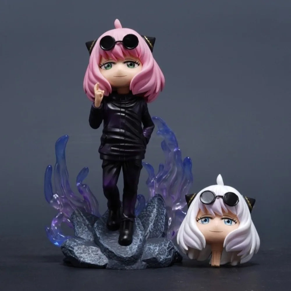 Spy x Family X Jujutsu Kaisen - Anya Satoru GojoCosplay Action Figure