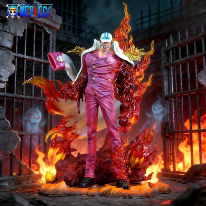 One Piece - Sakazuki Akainu Action Figure con Luce Led