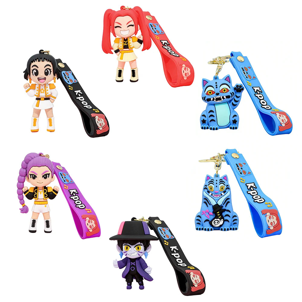 KPop Demon Hunters - Portachiavi in Silicone