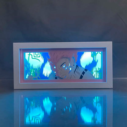 Jujutsu Kaisen - Sukuna Light Box 3D con Luce Led