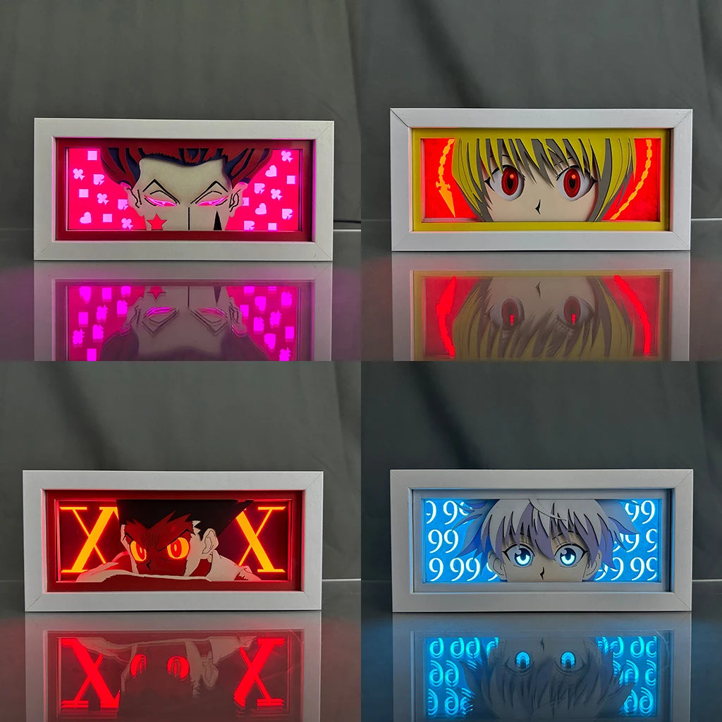 Hunter x Hunter - Light Box 3D con Luce Led