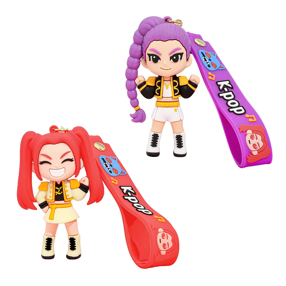 KPop Demon Hunters - Portachiavi in Silicone