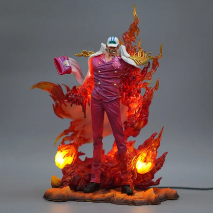 One Piece - Sakazuki Akainu Action Figure con Luce Led