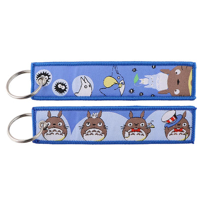 Studio Ghibli - Anime Film Fabric Keychain