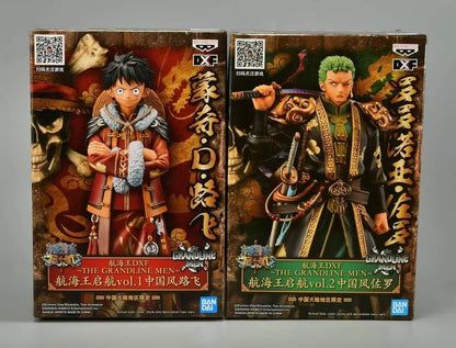 One Piece - Monkey D. Luffy e Roronoa Zoro Action Figure Bandai Banpresto DXF