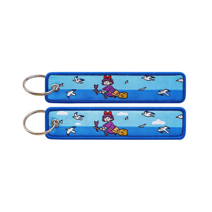 Studio Ghibli - Anime Film Fabric Keychain