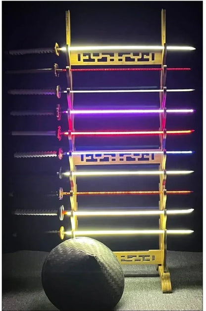 One Piece - Roronoa Zoro Katane in Bamboo con Luce Led