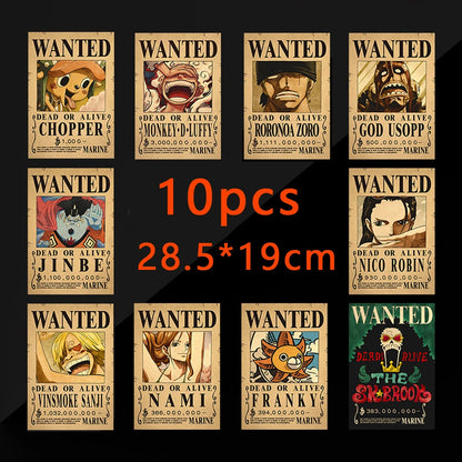 One Piece - WANTED Dead or Alive Poster Set