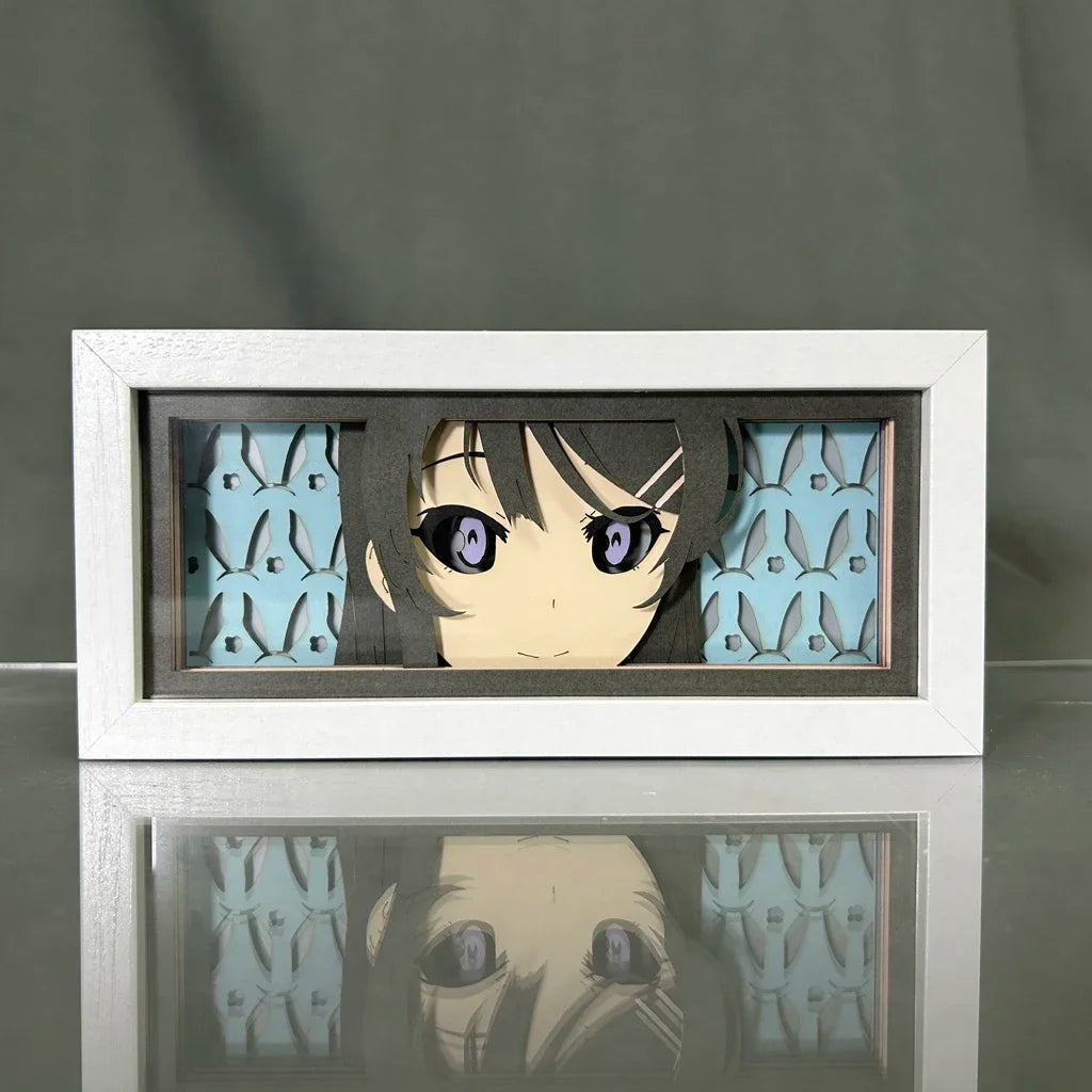 Rascal Does Not Dream Of Bunny Girl Senpai - Light Box 3D con Luce Led