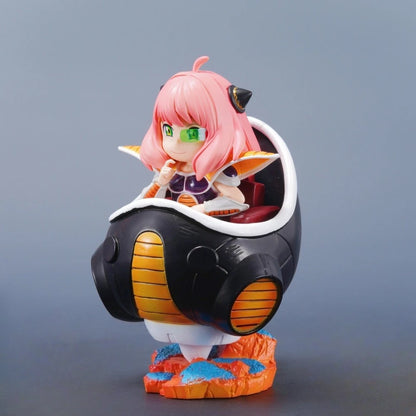 Spy x Family X Dragon Ball Z - Anya Forger Lord Frieza Cosplay Action Figure