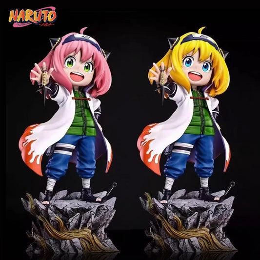 Spy x Family X Naruto Shippuden - Anya Namikaze Minato Cosplay Action Figure
