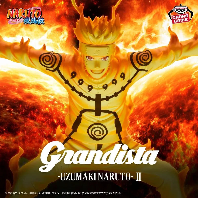 Naruto Shippuden - Uzumaki Naruto Action Figure Bandai Banpresto Grandista