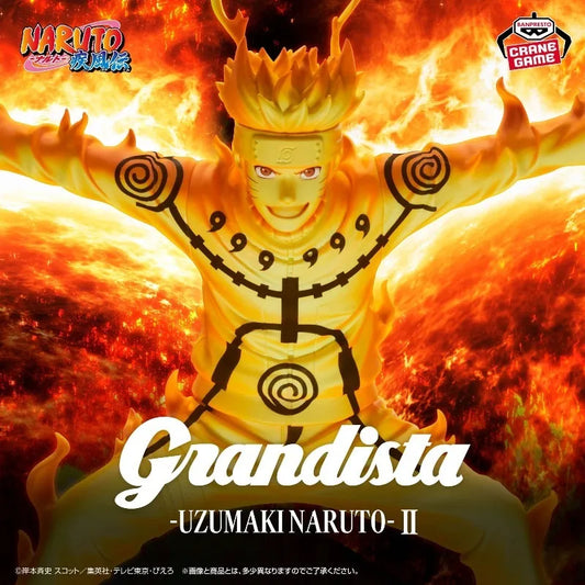 Naruto Shippuden - Uzumaki Naruto Action Figure Bandai Banpresto Grandista