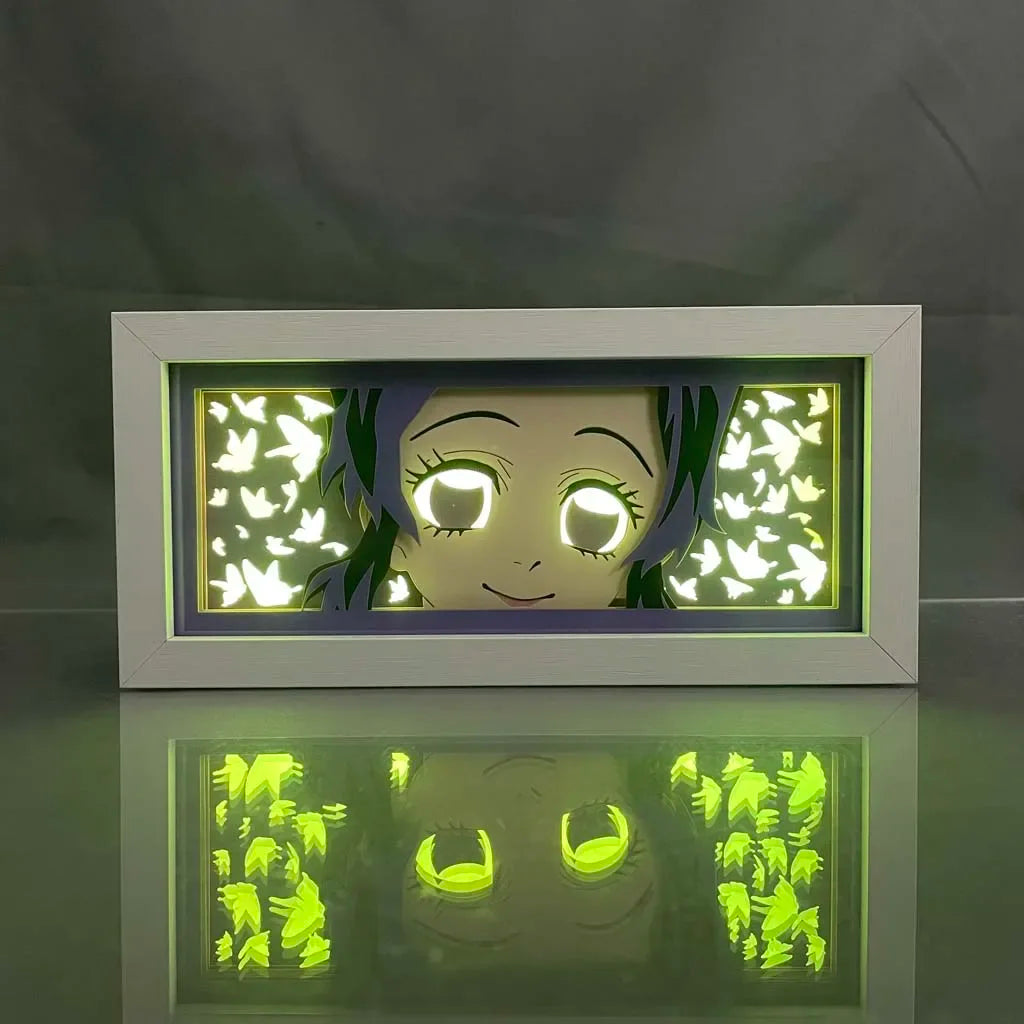 Demon Slayer / Kimetsu no Yaiba - Shinobu Kocho Light Box 3D con Luce Led