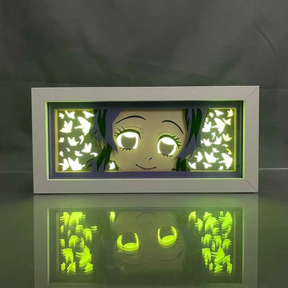 Demon Slayer / Kimetsu no Yaiba - Shinobu Kocho Light Box 3D con Luce Led